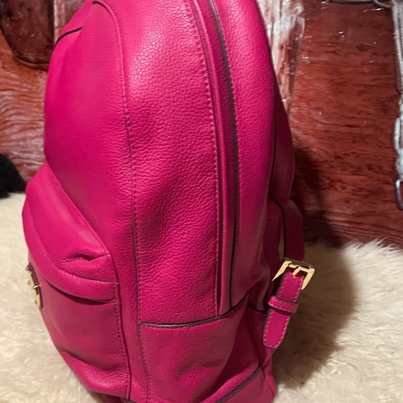 New Michael Kors pink leather backpack - Picture 9 of 11